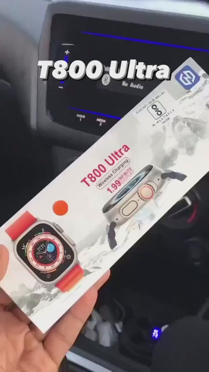 T800 Ultra Smartwatch – Bluetooth Calling | Fitness Tracker | Always-On Display | Waterproof Sports Watch